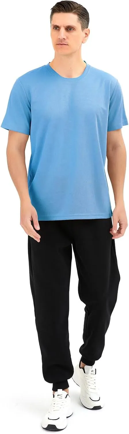 3 Pack Mens T Shirts,T Shirts for Men Pack with 1 Black &1 White,Soft Breathable Short Sleeve Tees for Gym