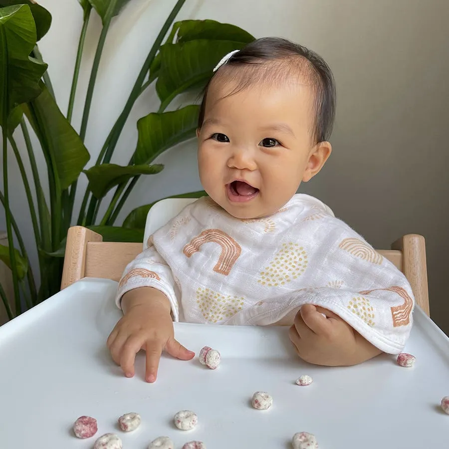 Aden   Anais | 2-Pack Set of Classic Muslin Burby Bibs, Assorted Styles