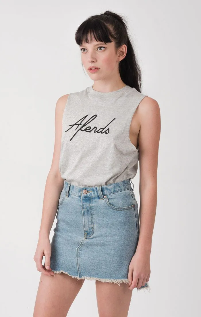 Afends Womens Halifax - Bandcut Tee