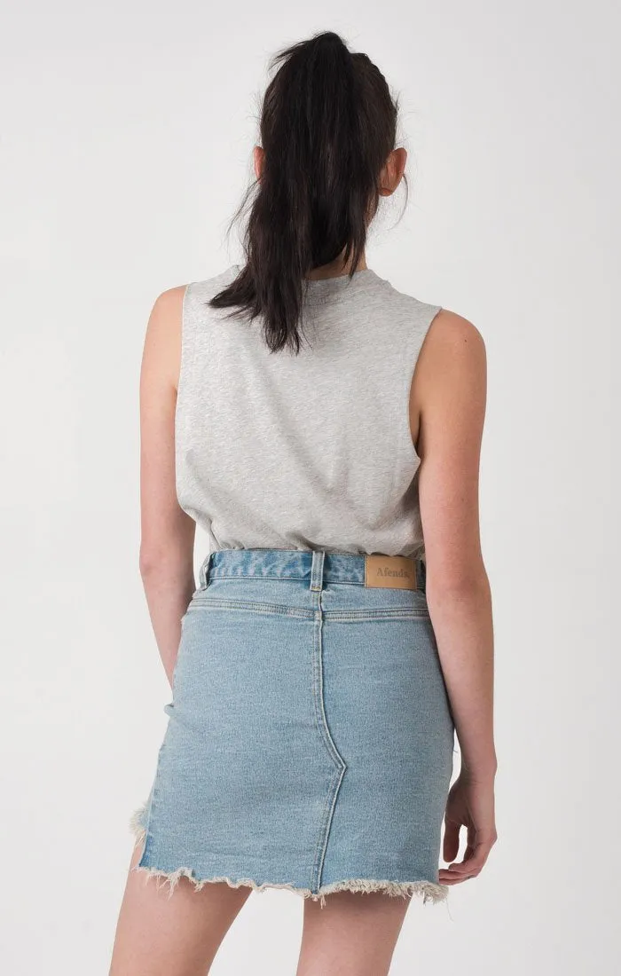 Afends Womens Halifax - Bandcut Tee