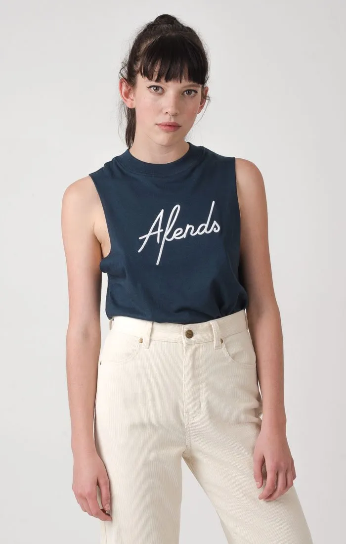 Afends Womens Halifax - Bandcut Tee