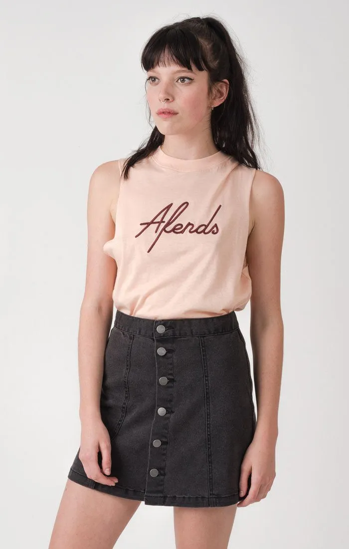 Afends Womens Halifax - Bandcut Tee