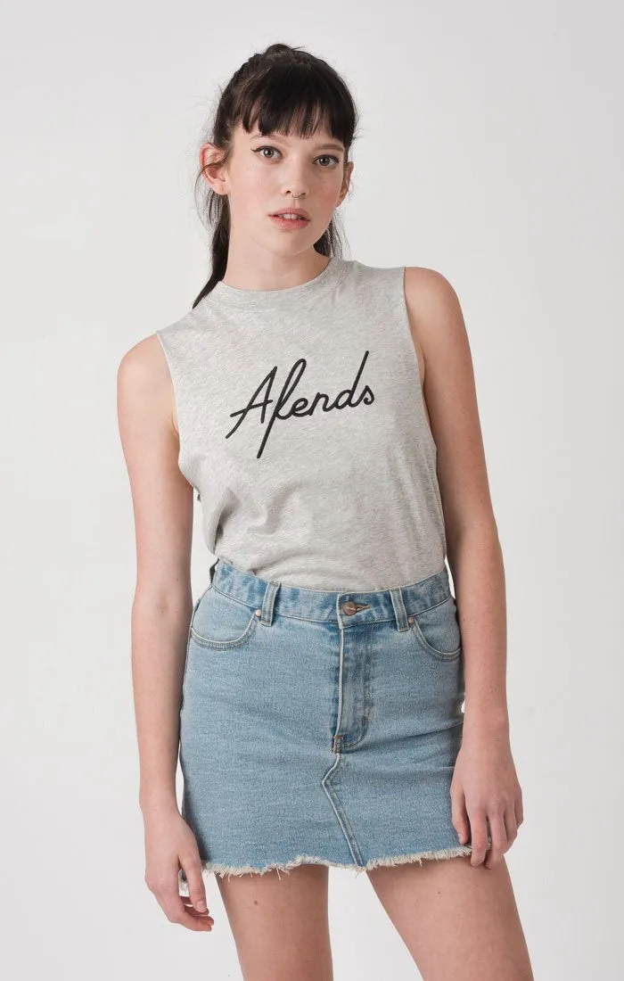 Afends Womens Halifax - Bandcut Tee