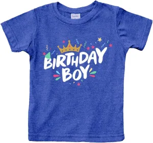 Birthday boy Shirt Happy First 1st 2nd 3rd 4th 5th Toddler Boys Year Old Crown