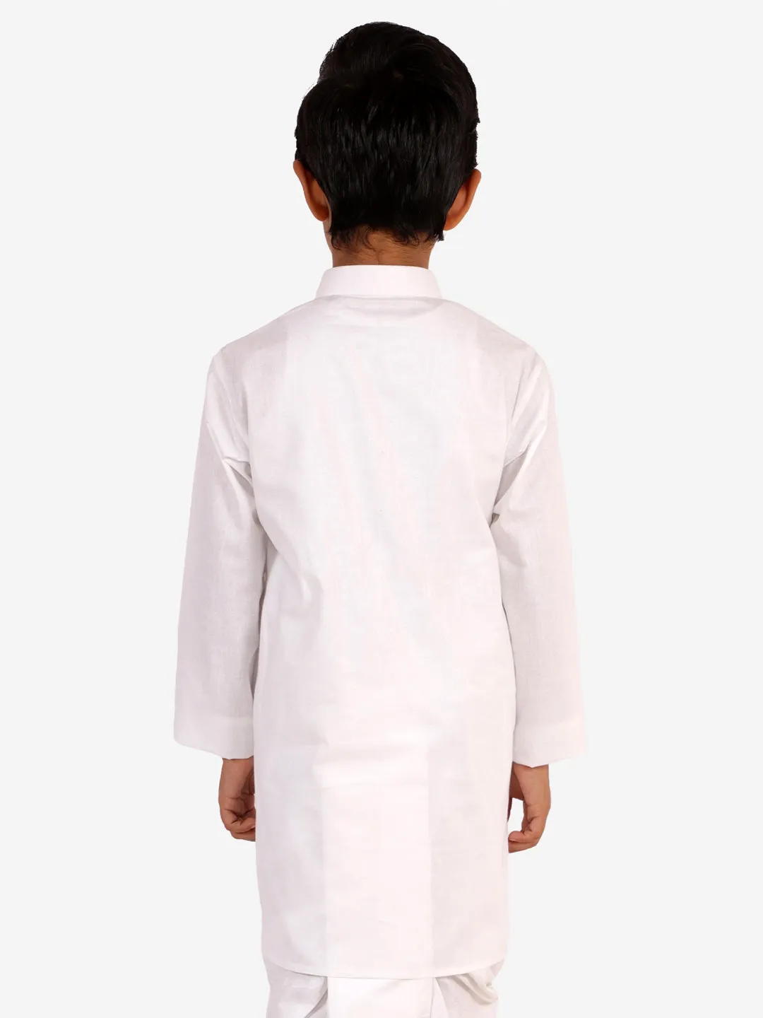 Boy's White Kurta - Vastramay Boys