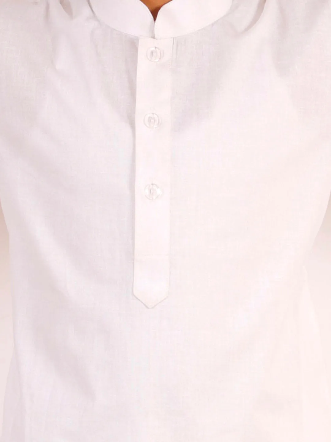 Boy's White Kurta - Vastramay Boys