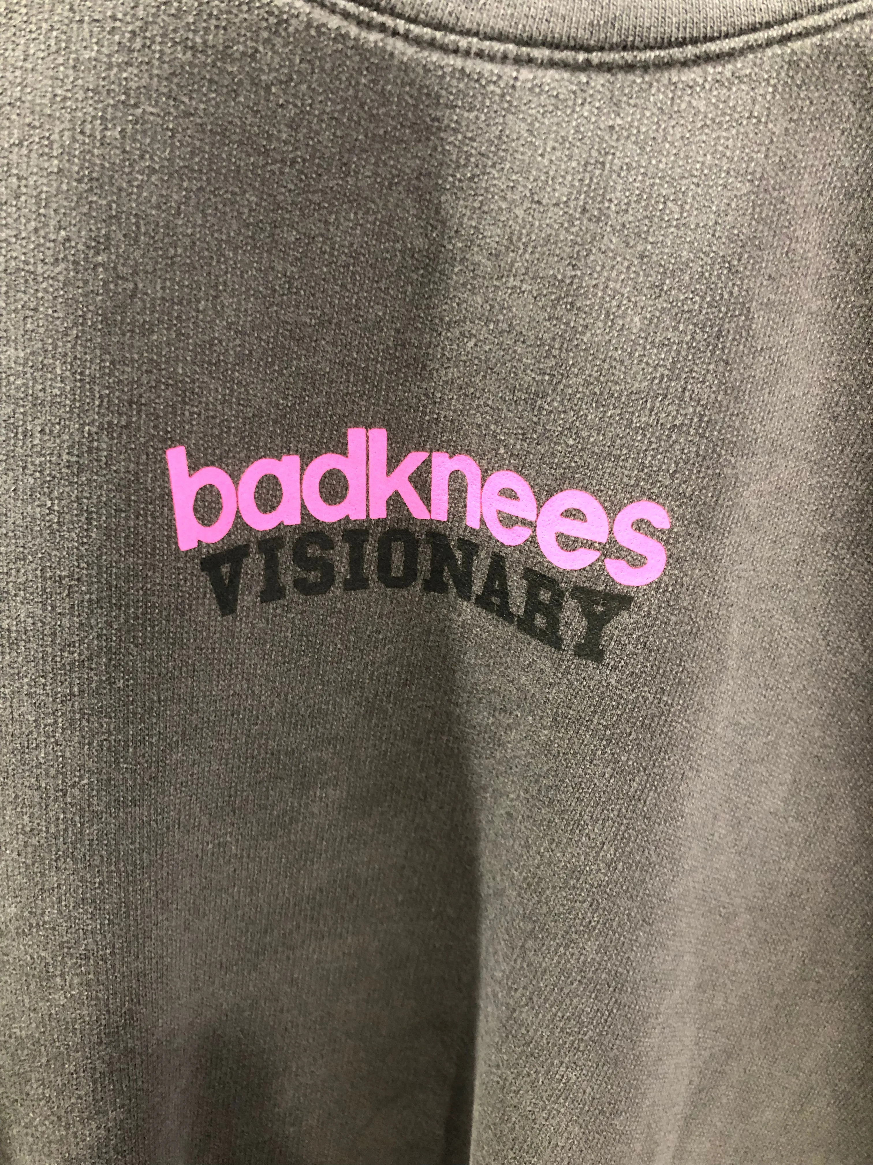 BPR- Large Gray Sweatshirt - badknees Visionary