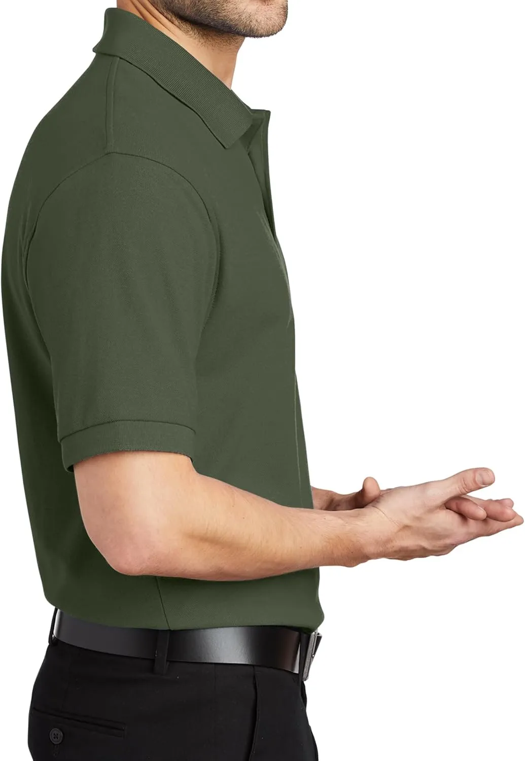 Custom Embroidered Polo Shirt for Men Personalized Embroidery Name Text Logo Golf Tee