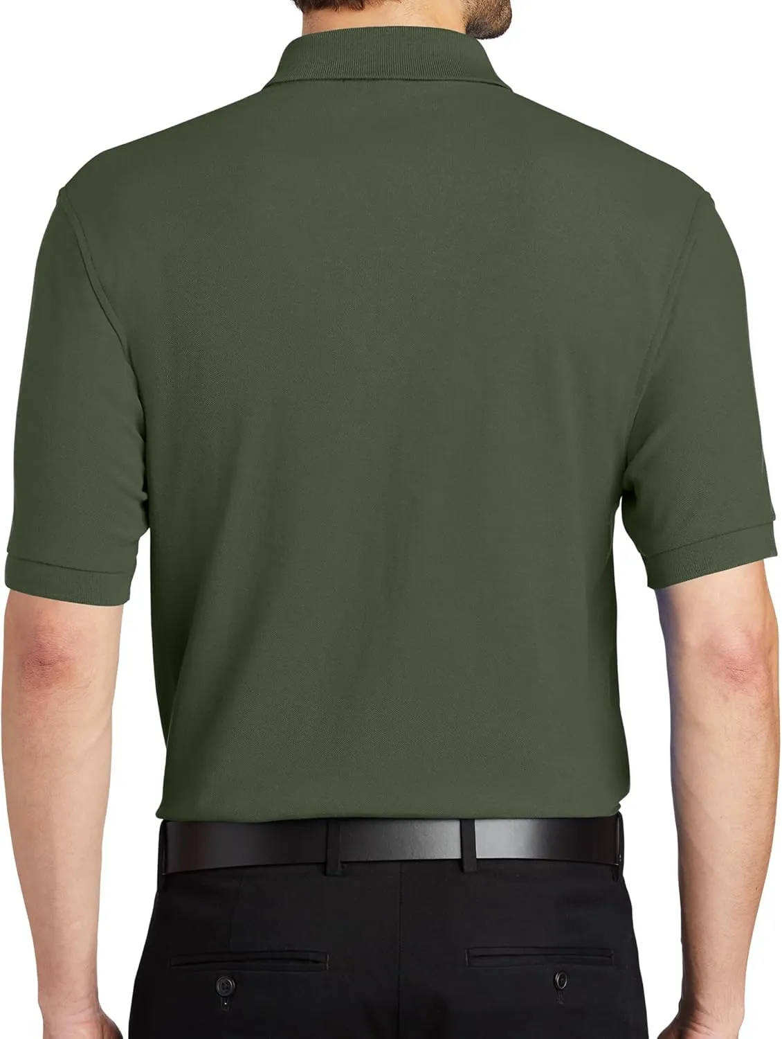 Custom Embroidered Polo Shirt for Men Personalized Embroidery Name Text Logo Golf Tee