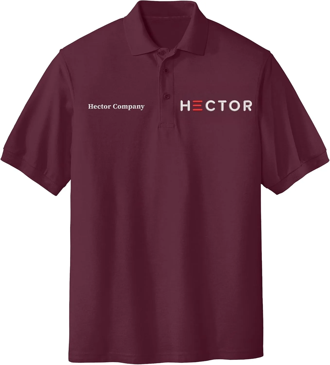 Custom Embroidered Polo Shirts for Men Personalized Embroidery Text Logo Name Company