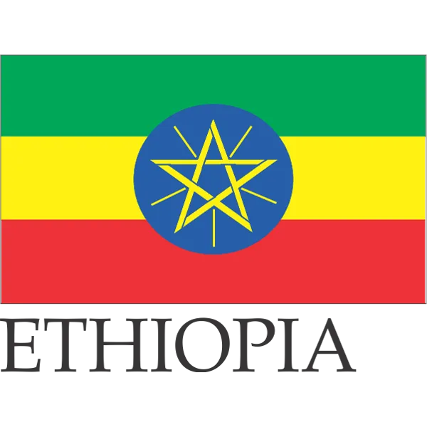 Ethiopia Embroidered Badge