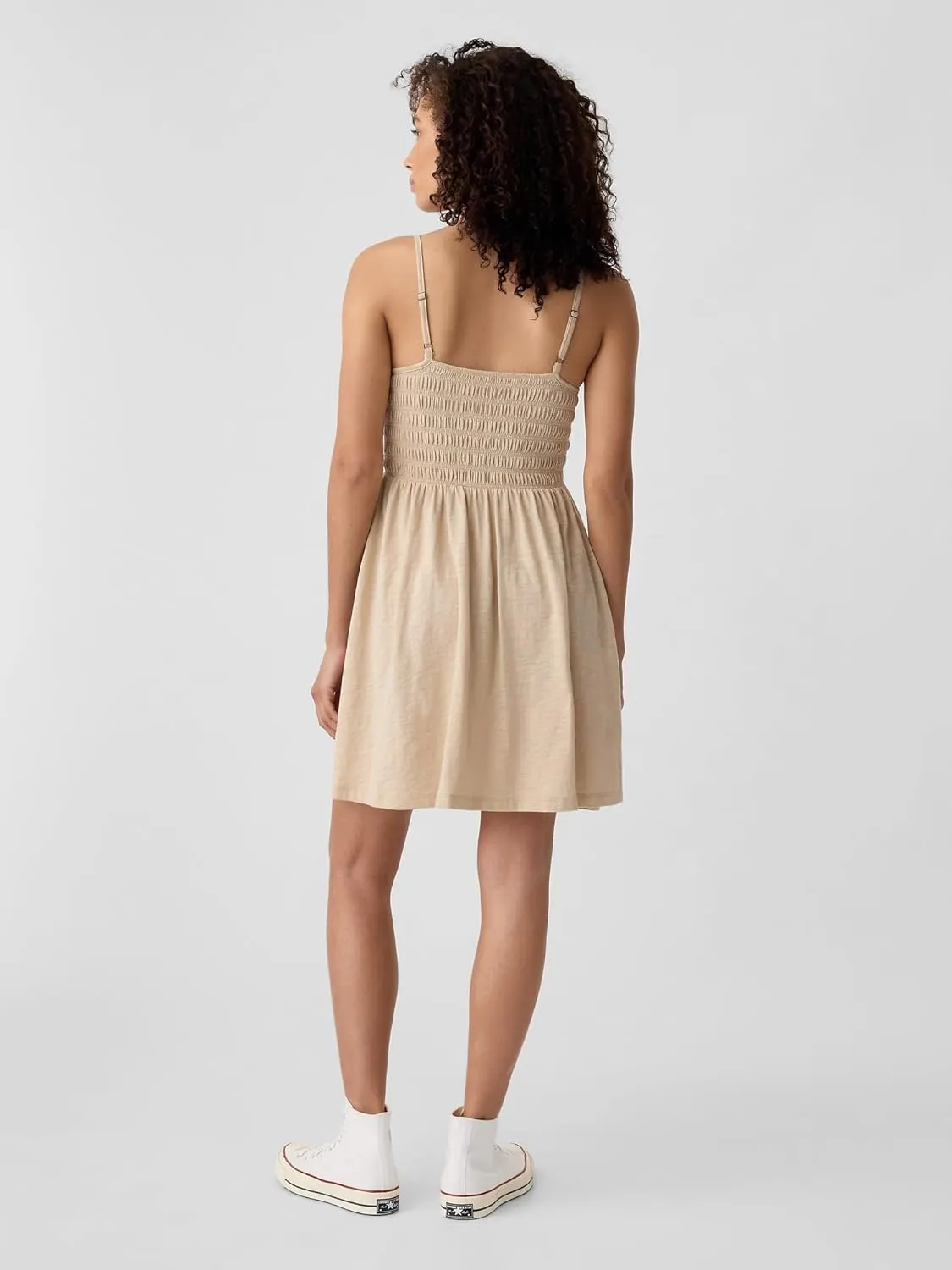 GAP Women's Smocked Midi Dress