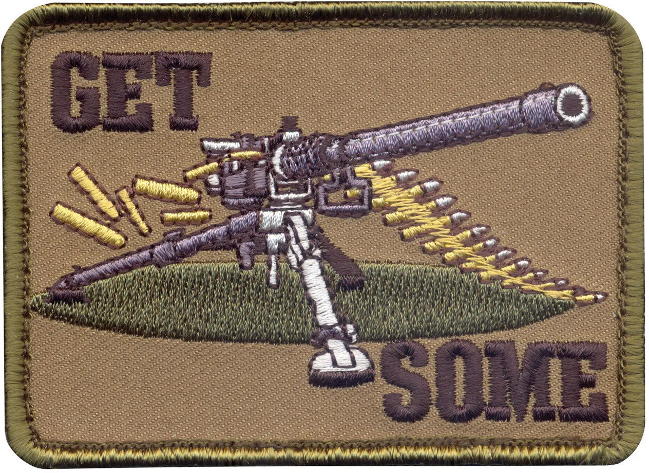 Get Some Lead Rifle Gun Shooting Morale Embroidered Patch 2.5" x 3.5"