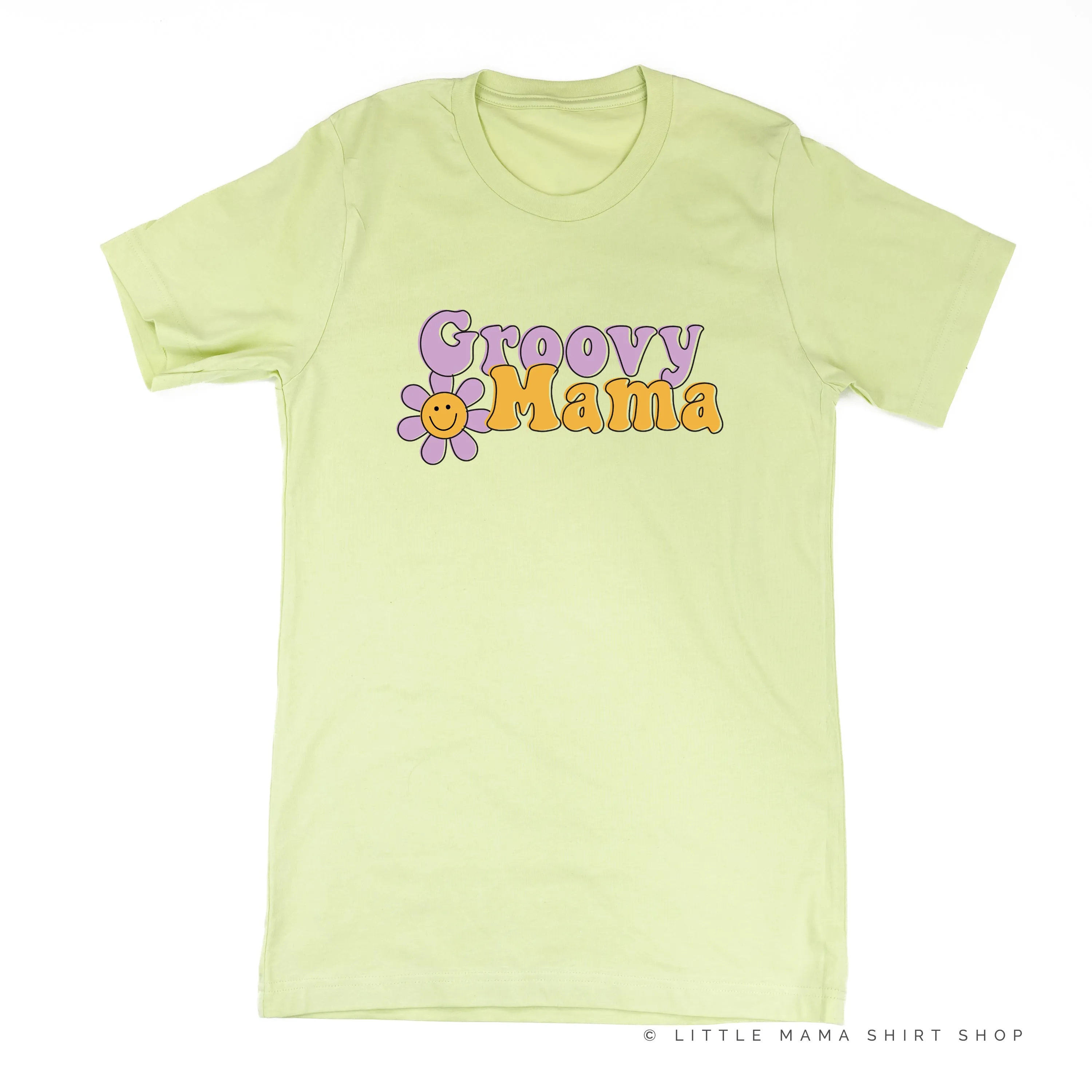 GROOVY MAMA (Purple/Yellow)- Unisex Tee