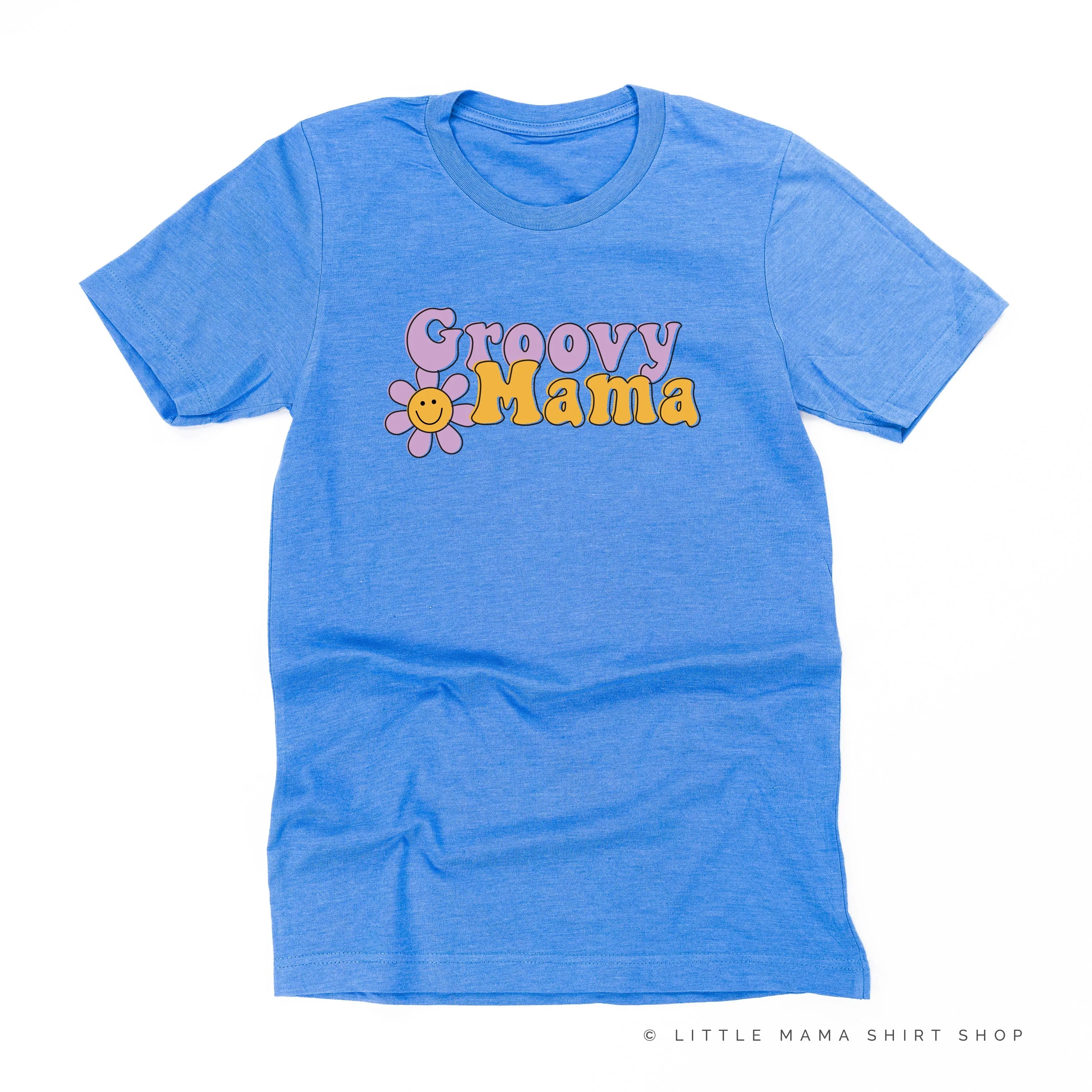GROOVY MAMA (Purple/Yellow)- Unisex Tee
