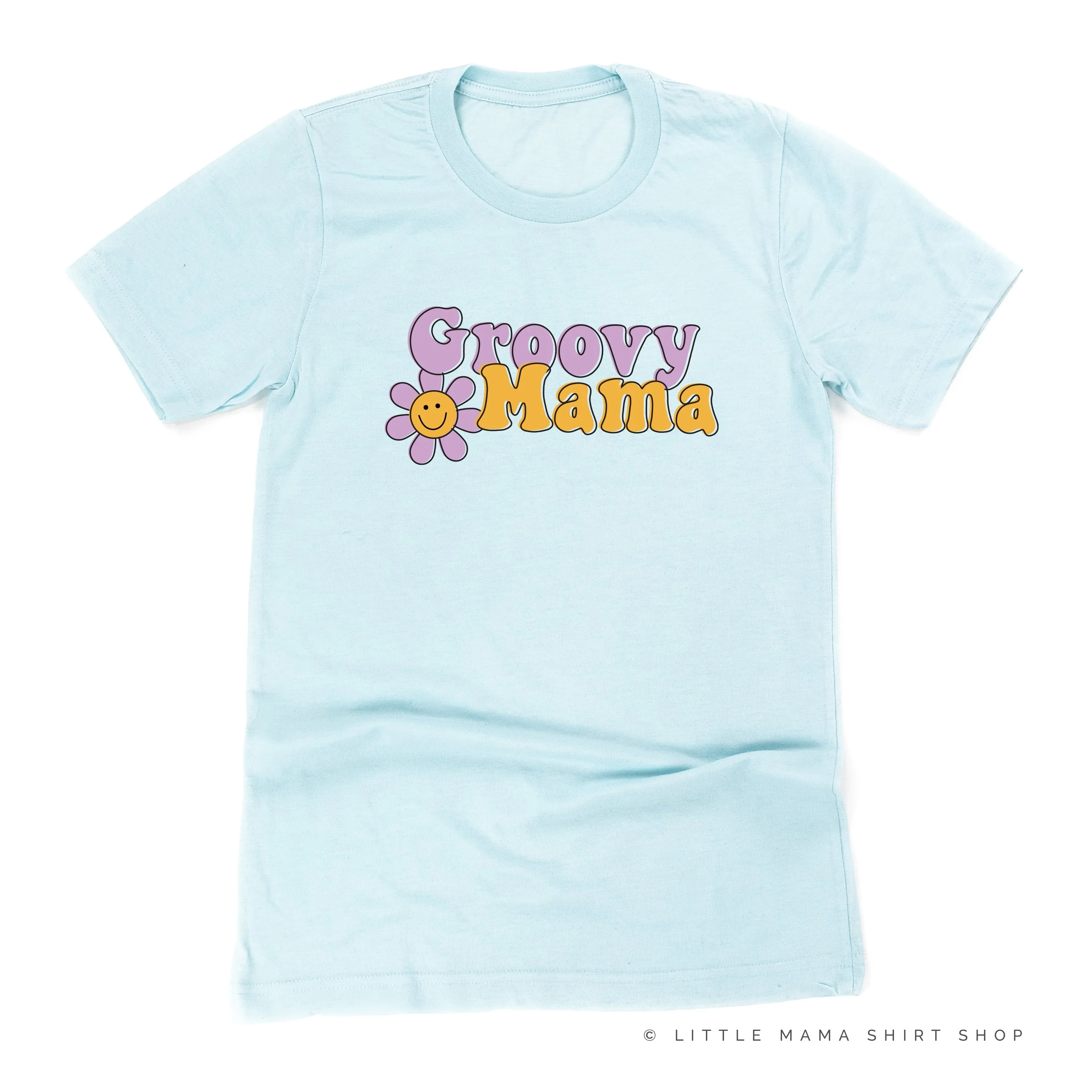 GROOVY MAMA (Purple/Yellow)- Unisex Tee