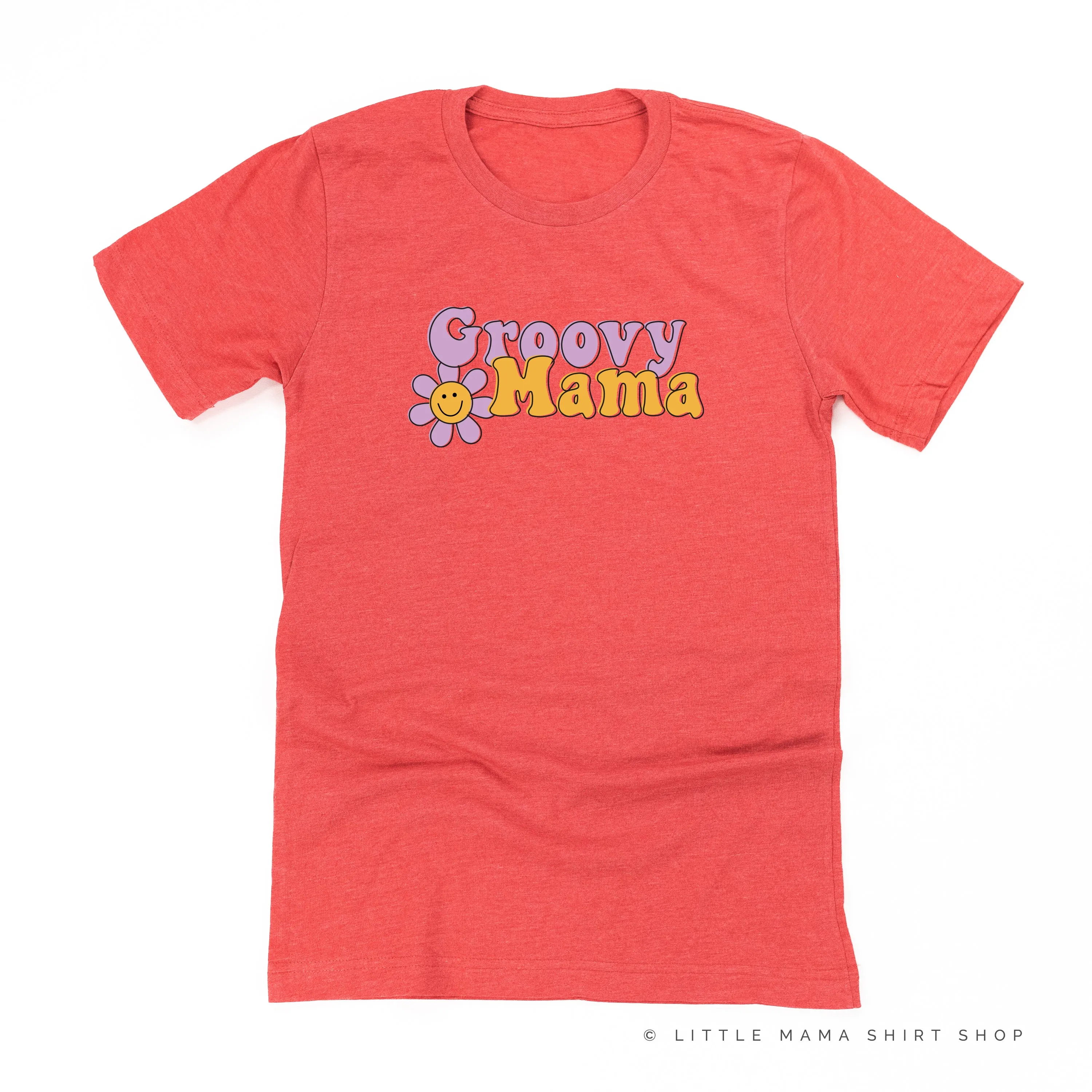 GROOVY MAMA (Purple/Yellow)- Unisex Tee