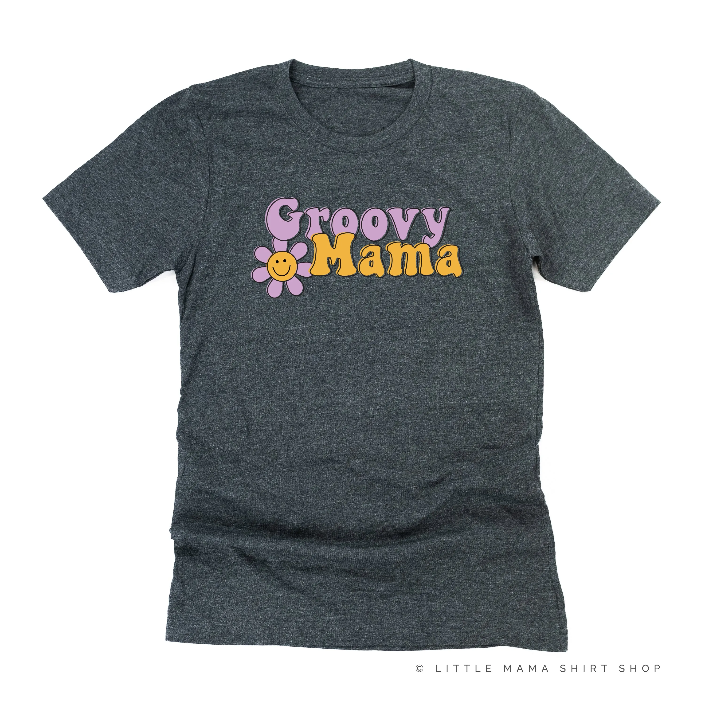 GROOVY MAMA (Purple/Yellow)- Unisex Tee