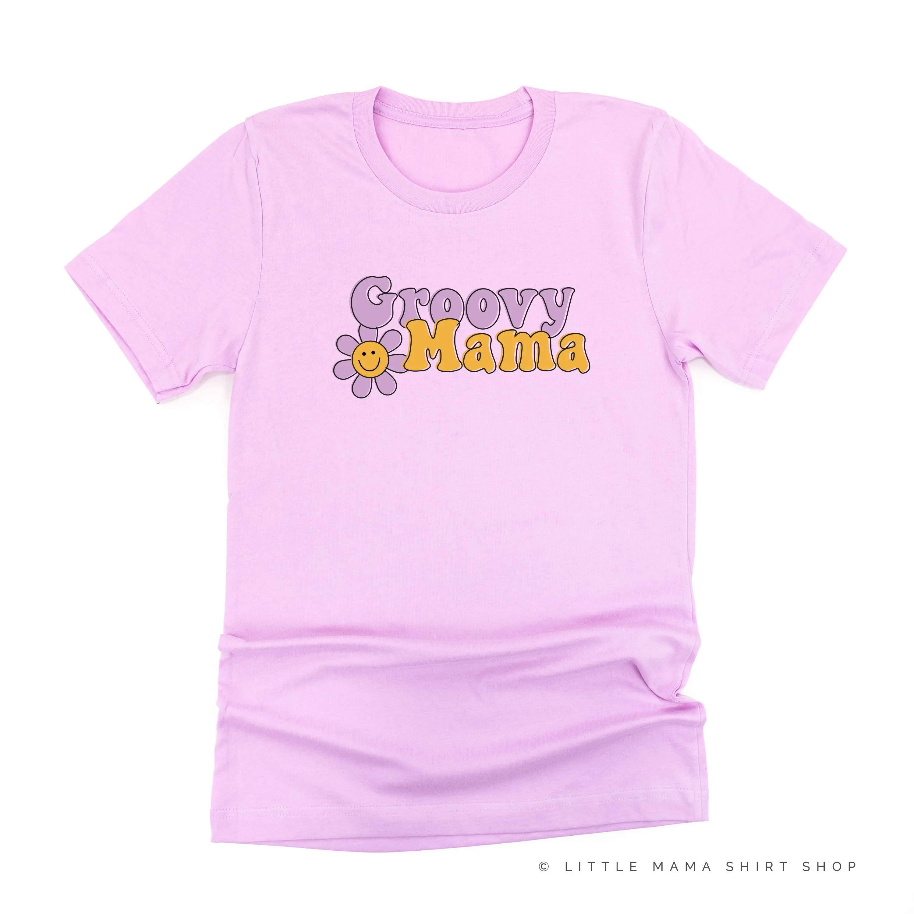 GROOVY MAMA (Purple/Yellow)- Unisex Tee