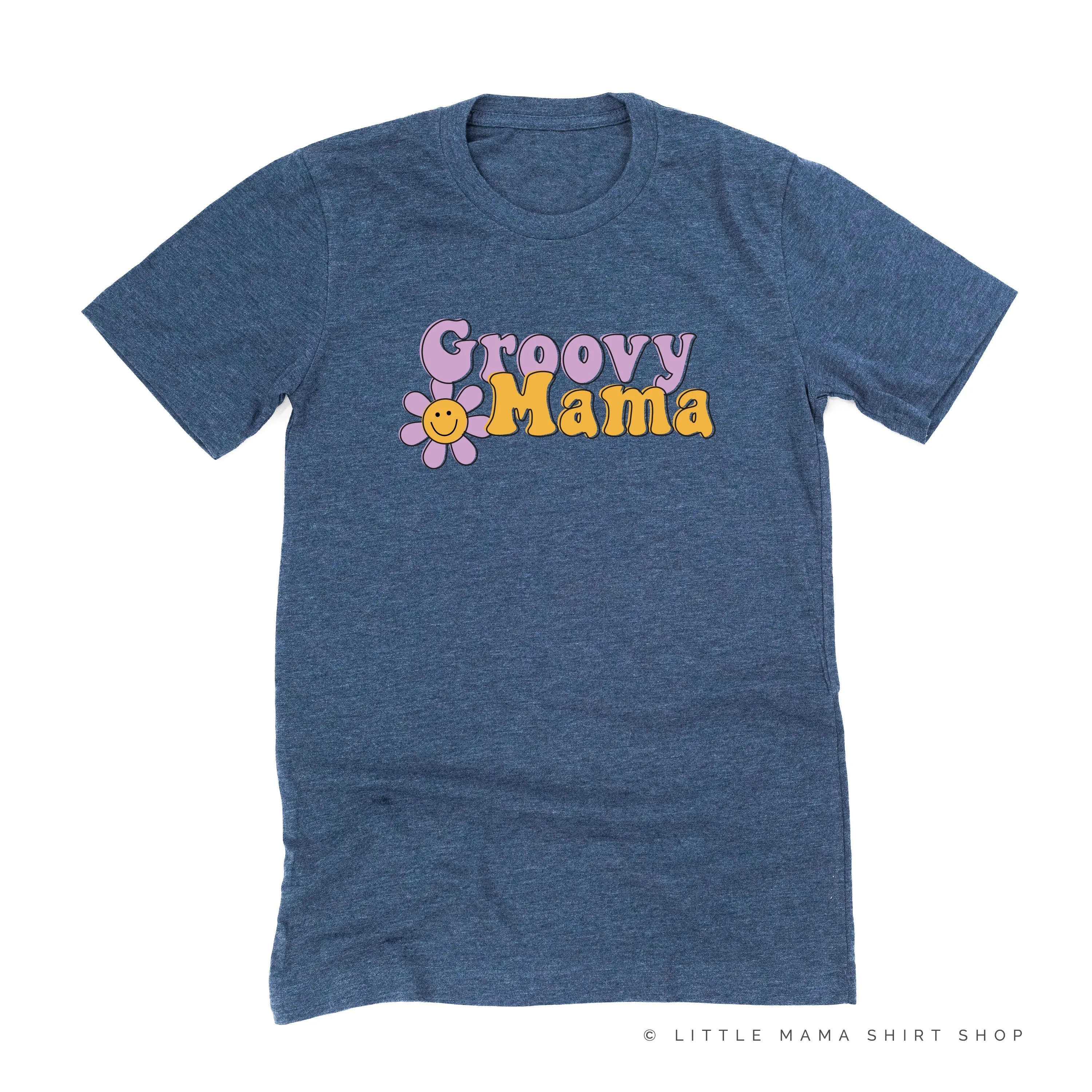 GROOVY MAMA (Purple/Yellow)- Unisex Tee