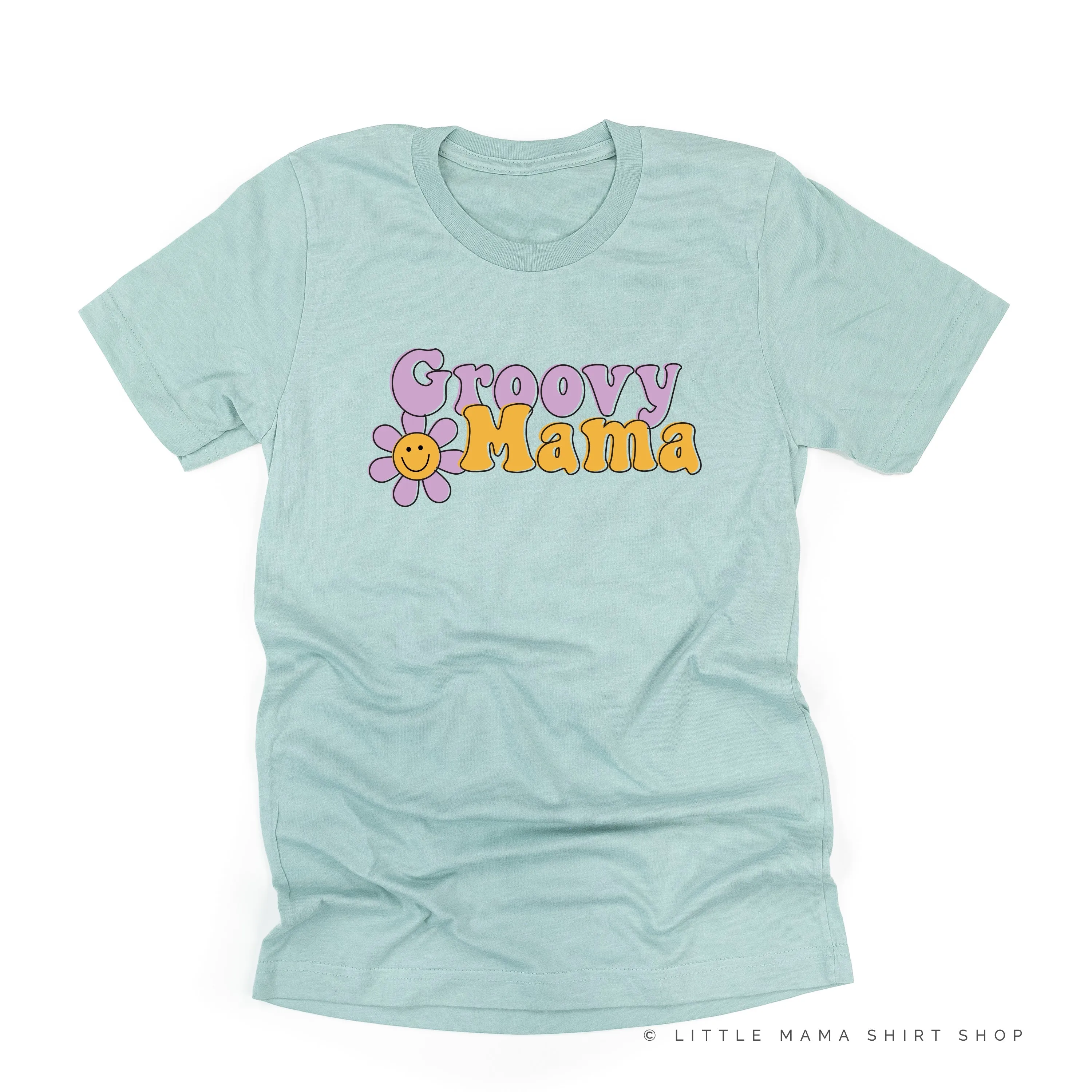 GROOVY MAMA (Purple/Yellow)- Unisex Tee