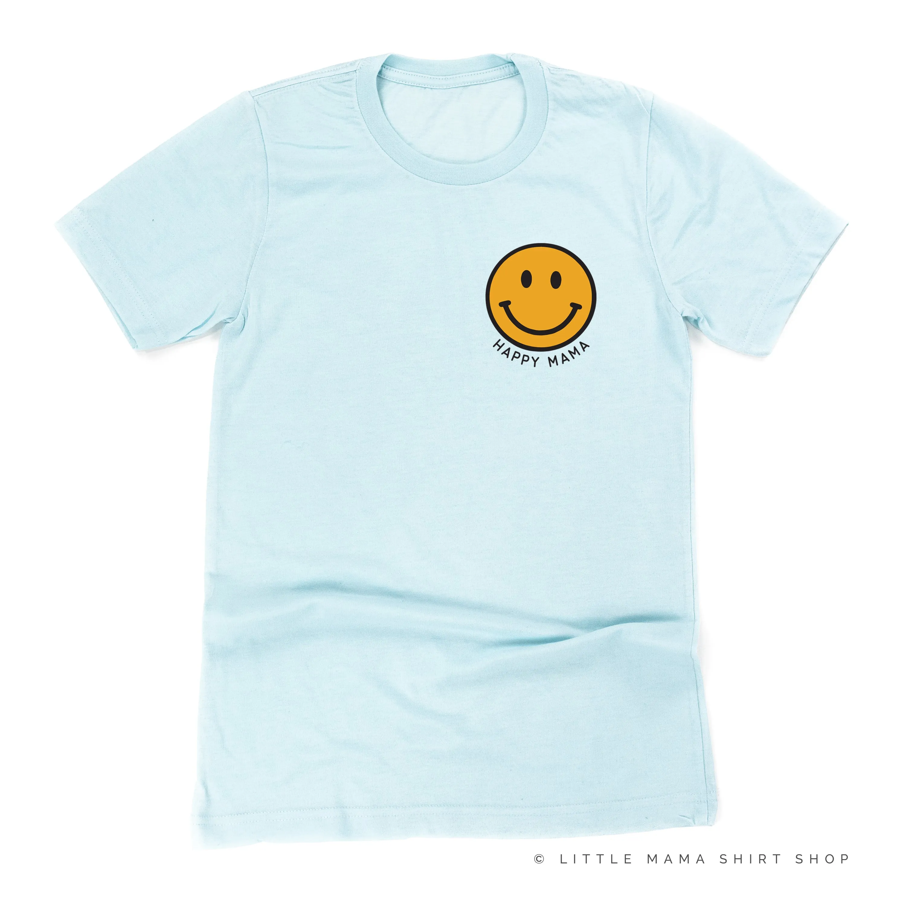 HAPPY MAMA - Smiley Face (YELLOW) - Unisex Tee