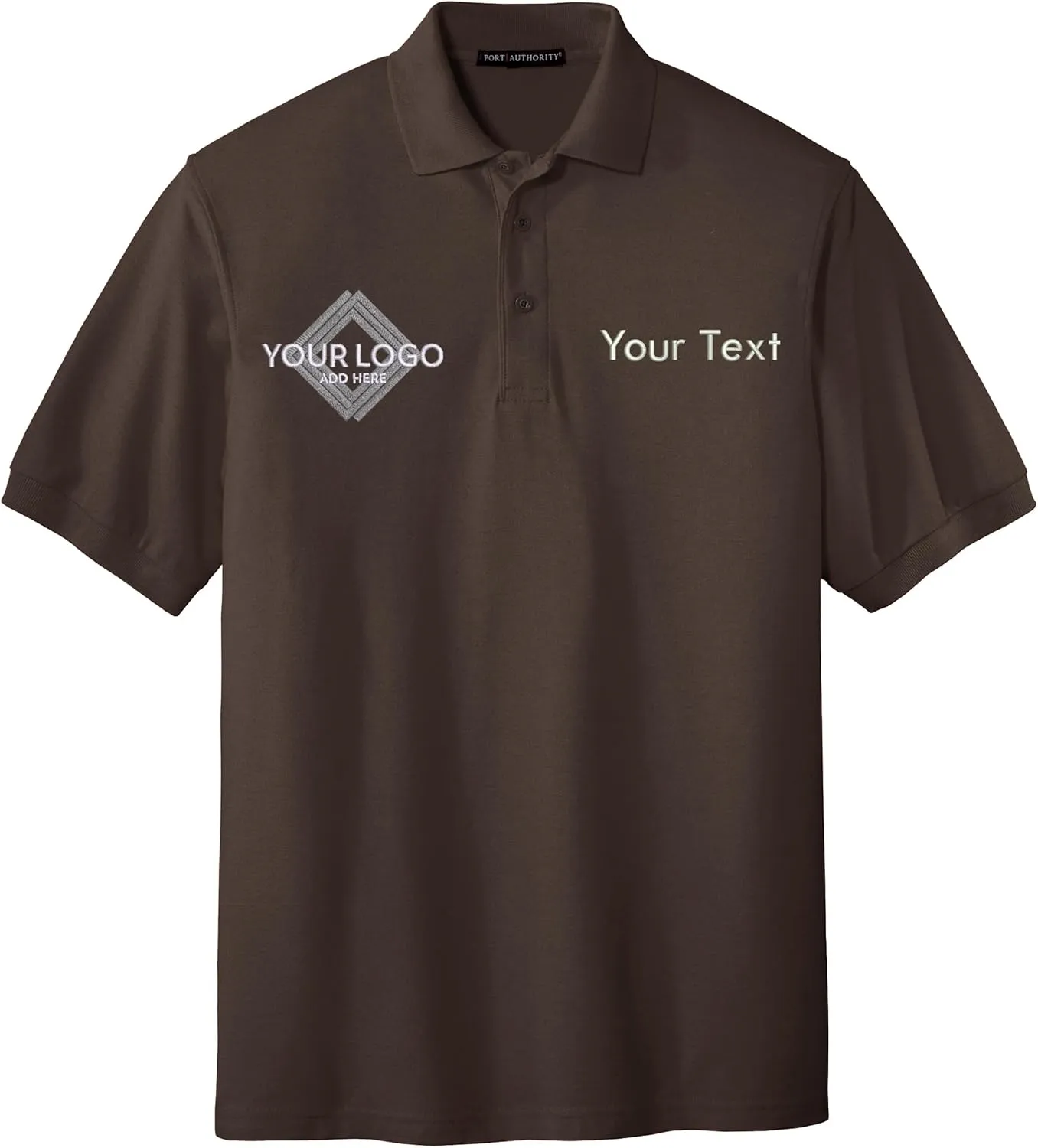 INK STITCH Men K500 Custom Stitching Silk Touch Polo Custom Shirts - 37 Colors