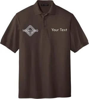 INK STITCH Men K500 Custom Stitching Silk Touch Polo Custom Shirts - 37 Colors