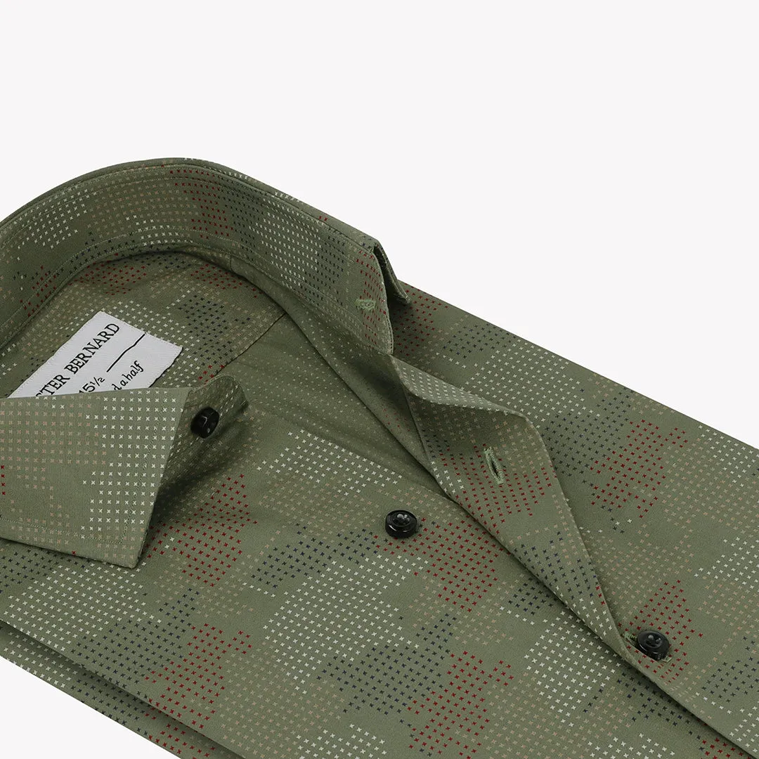 Khaki Green Camouflage Limited Edition Ster Print OL-223
