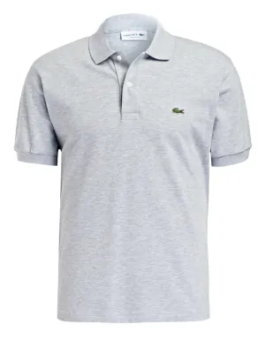 LACOSTE Piqué Classic Fit polo shirt, light gray