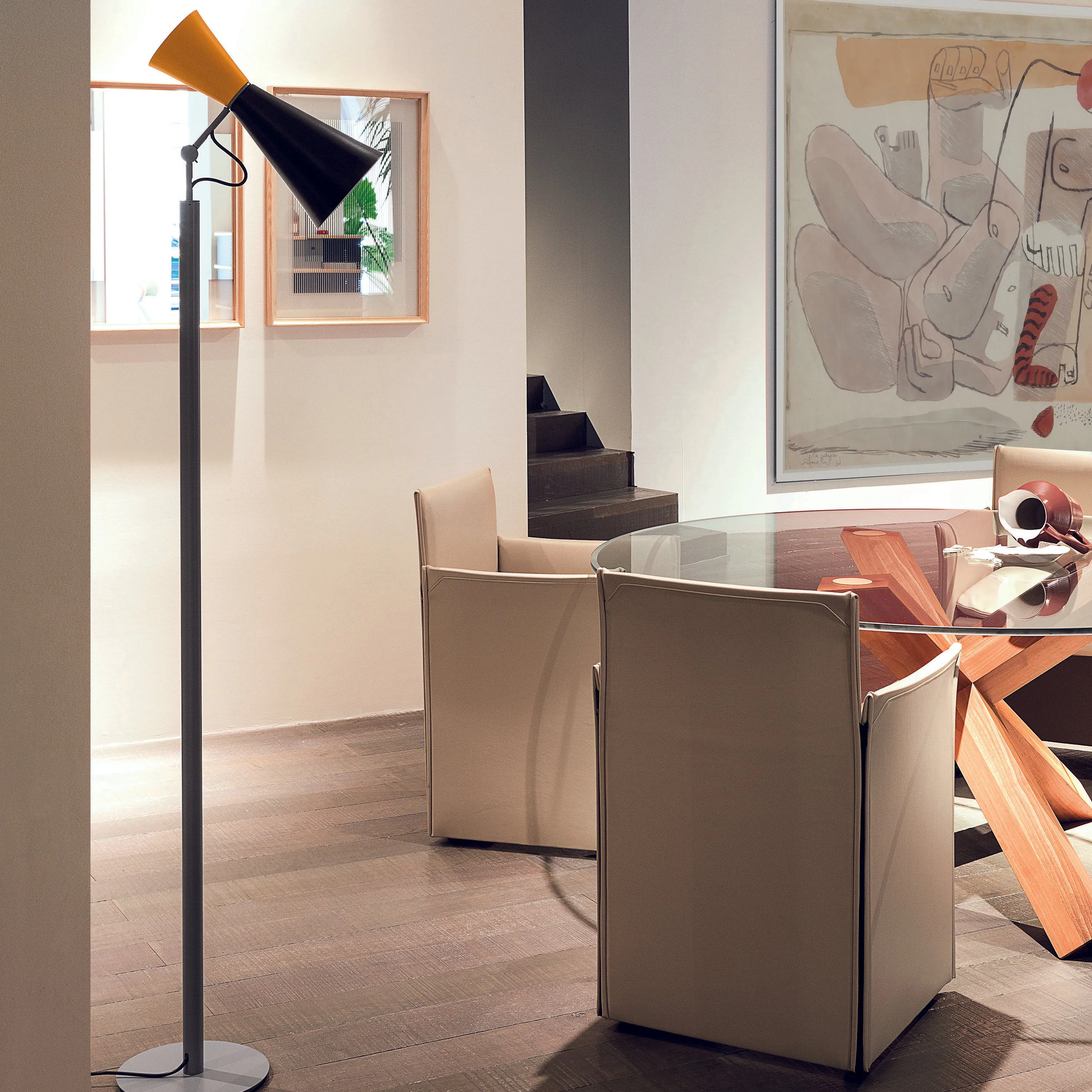 Le Corbusier Parliament Floor Lamp