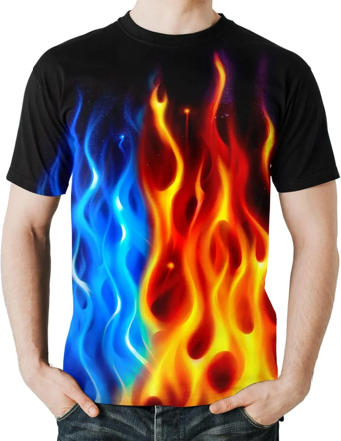 Men Women T-Shirts Unisex 3D Print Short Sleeve Crewneck Graphic Tees