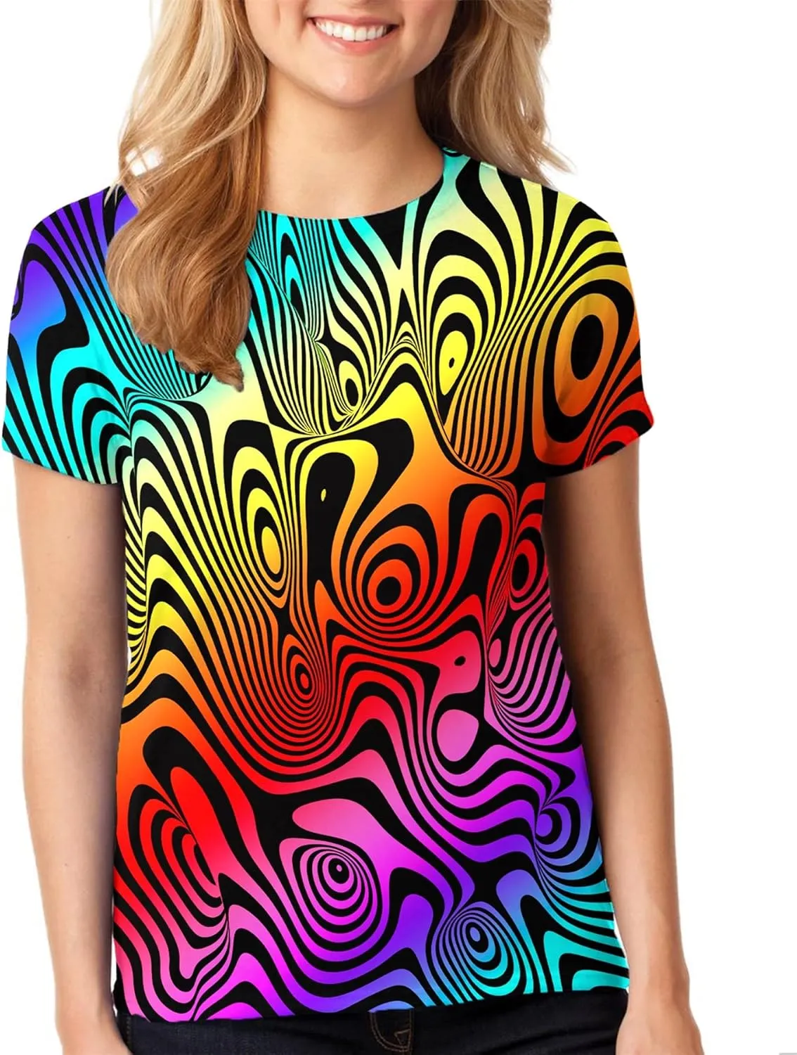 Men Women T-Shirts Unisex 3D Print Short Sleeve Crewneck Graphic Tees