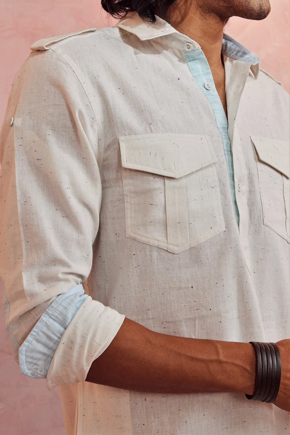 Off-White pathani kurta