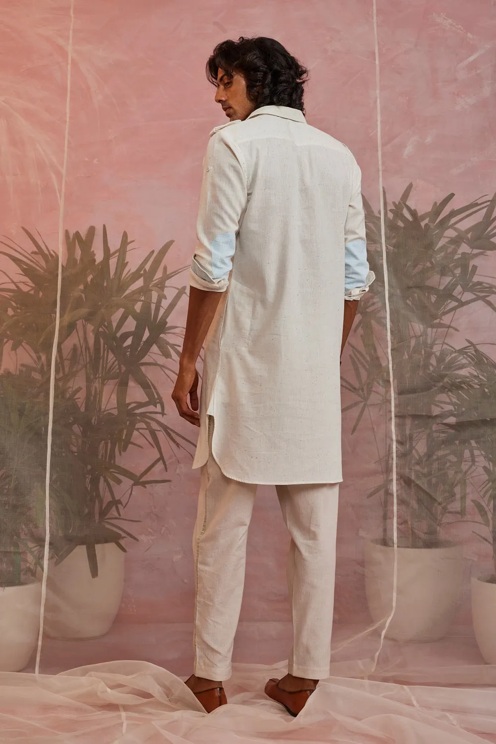 Off-White pathani kurta