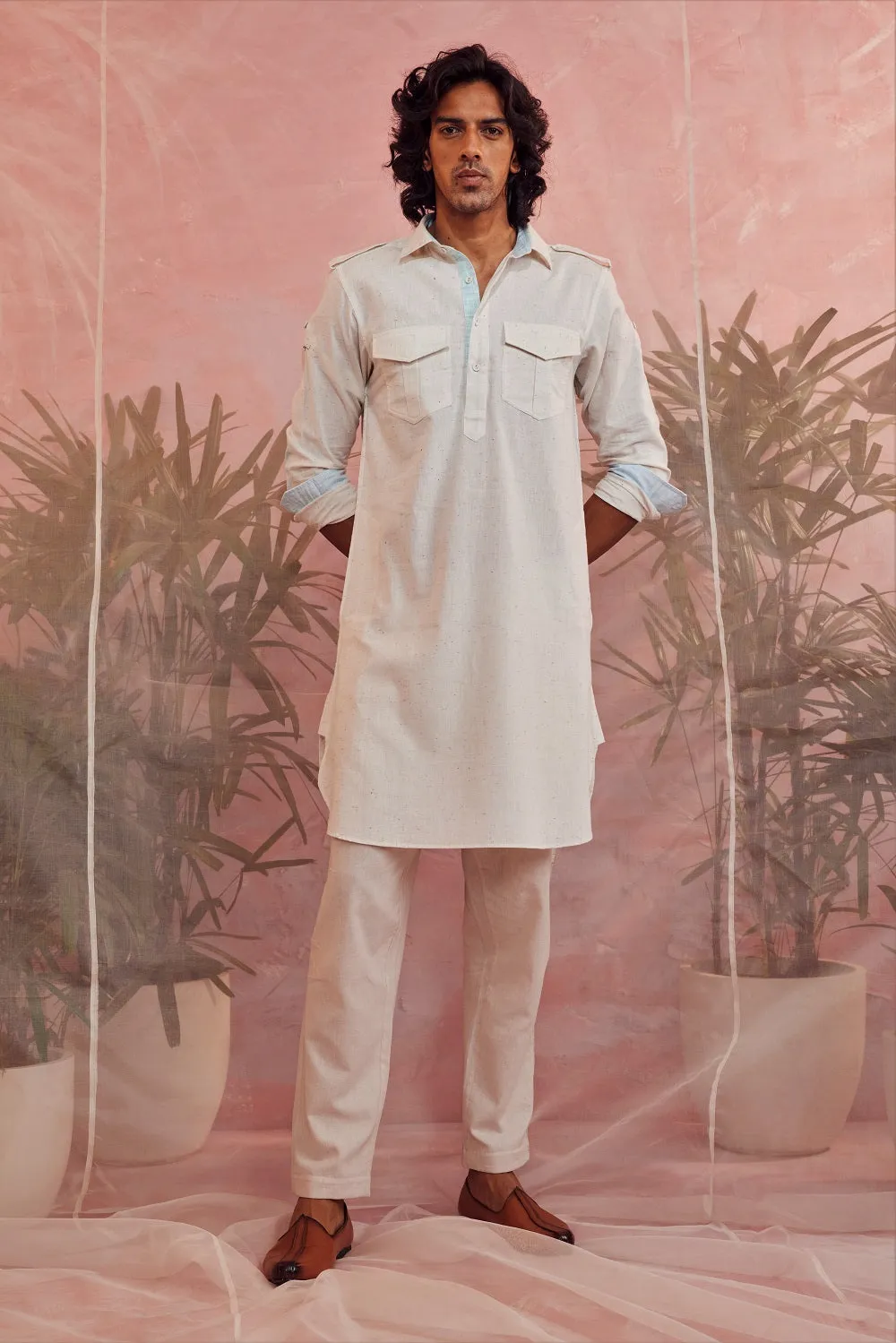 Off-White pathani kurta