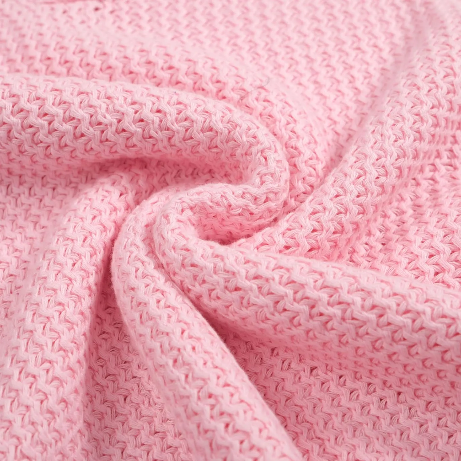 OXKNIT Men's Casual Knitted Polo Shirt Pink V Neck Texture Shirt Short Sleeve Summer Shirt