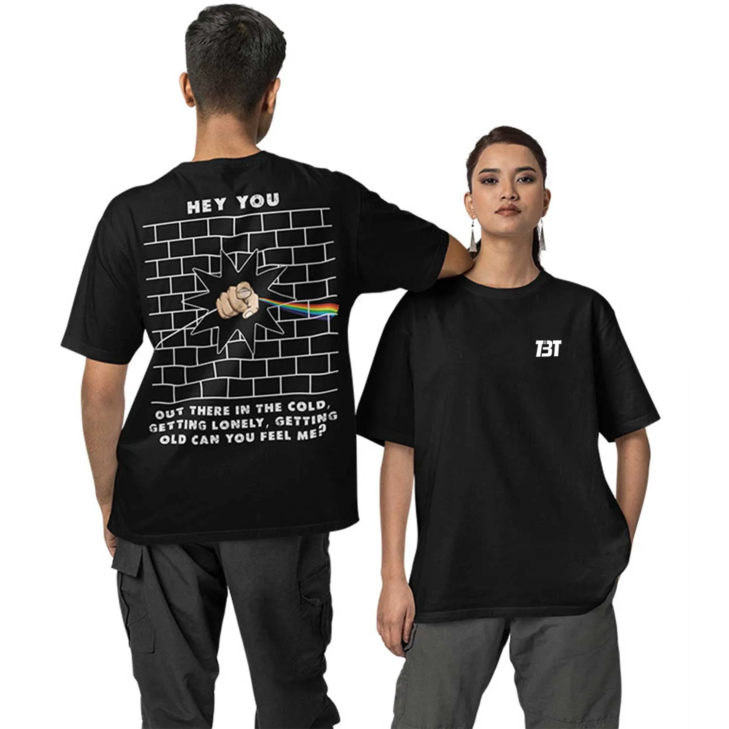 Pink Floyd Oversized T shirt - Hey You