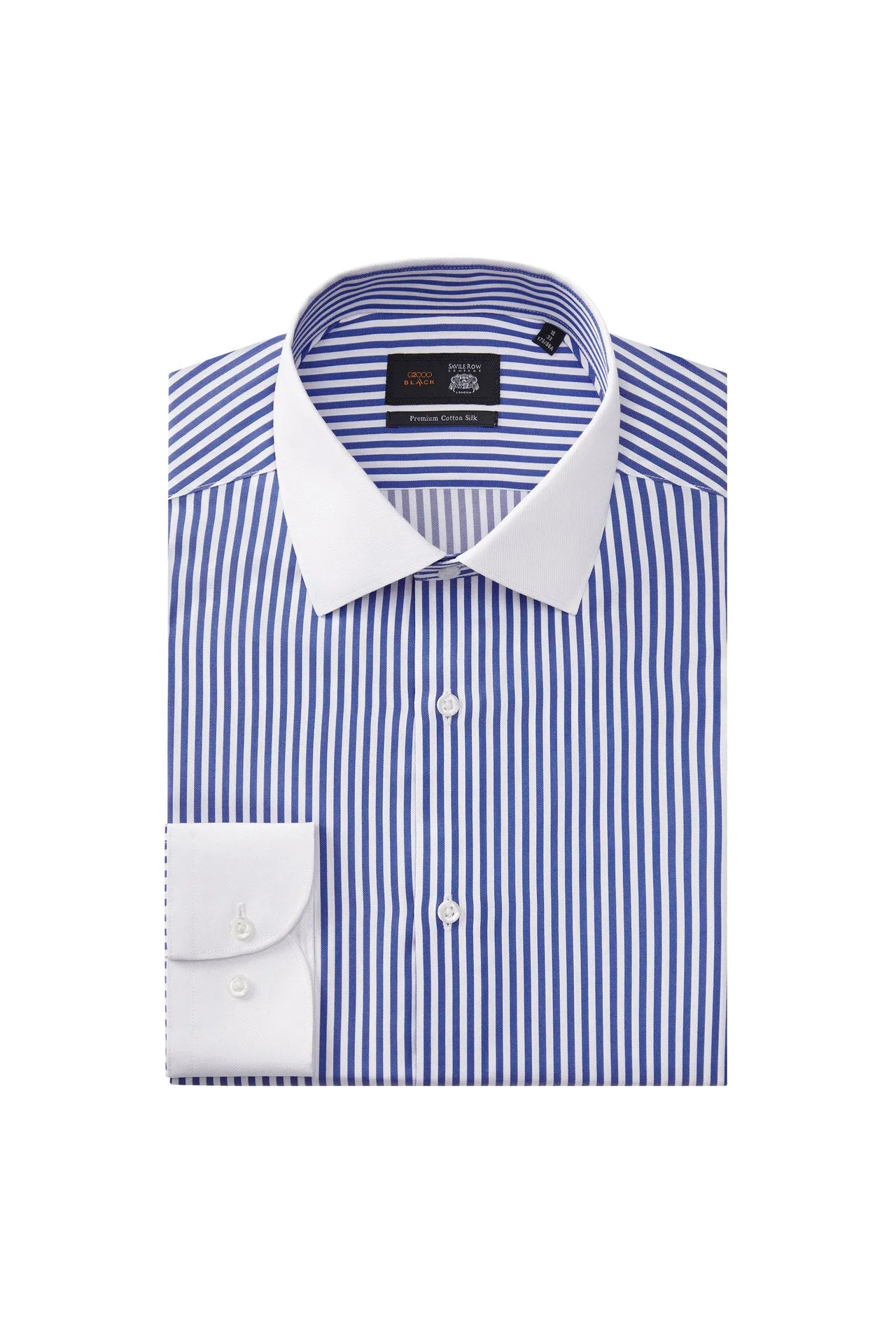 Premium Cotton Silk Stripe Shirt
