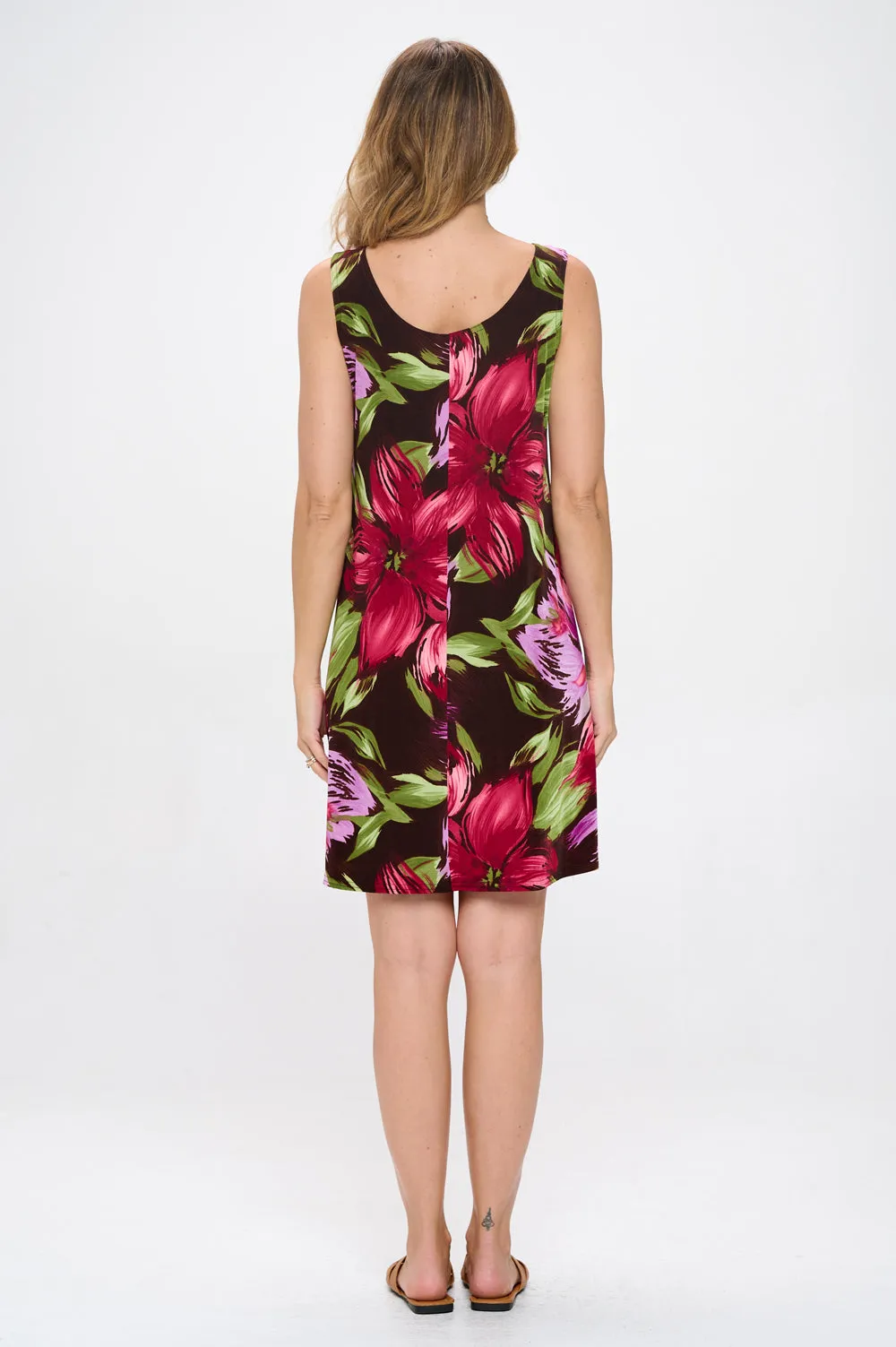 Print Missy Tank Dress-7003BN-TRP1-W442