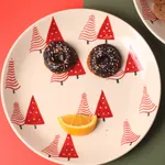 Red Christmas Tree - Dinner Plate