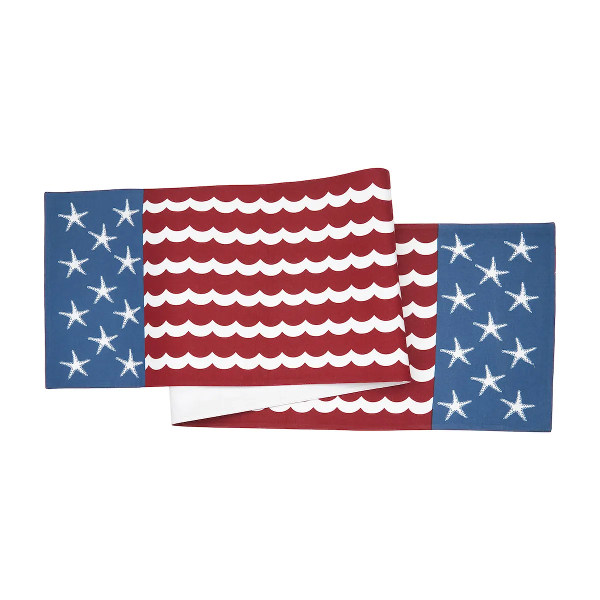 Red White and Waves Table Linens