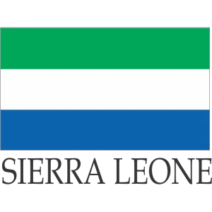 Sierra Leone Embroidered Flag Badge
