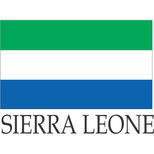 Sierra Leone Embroidered Flag Badge