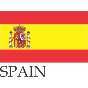Spain Embroidered Flag Badge