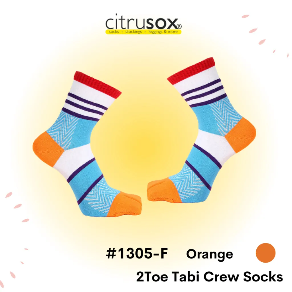 Stripes Tabi Ninja Crew Socks
