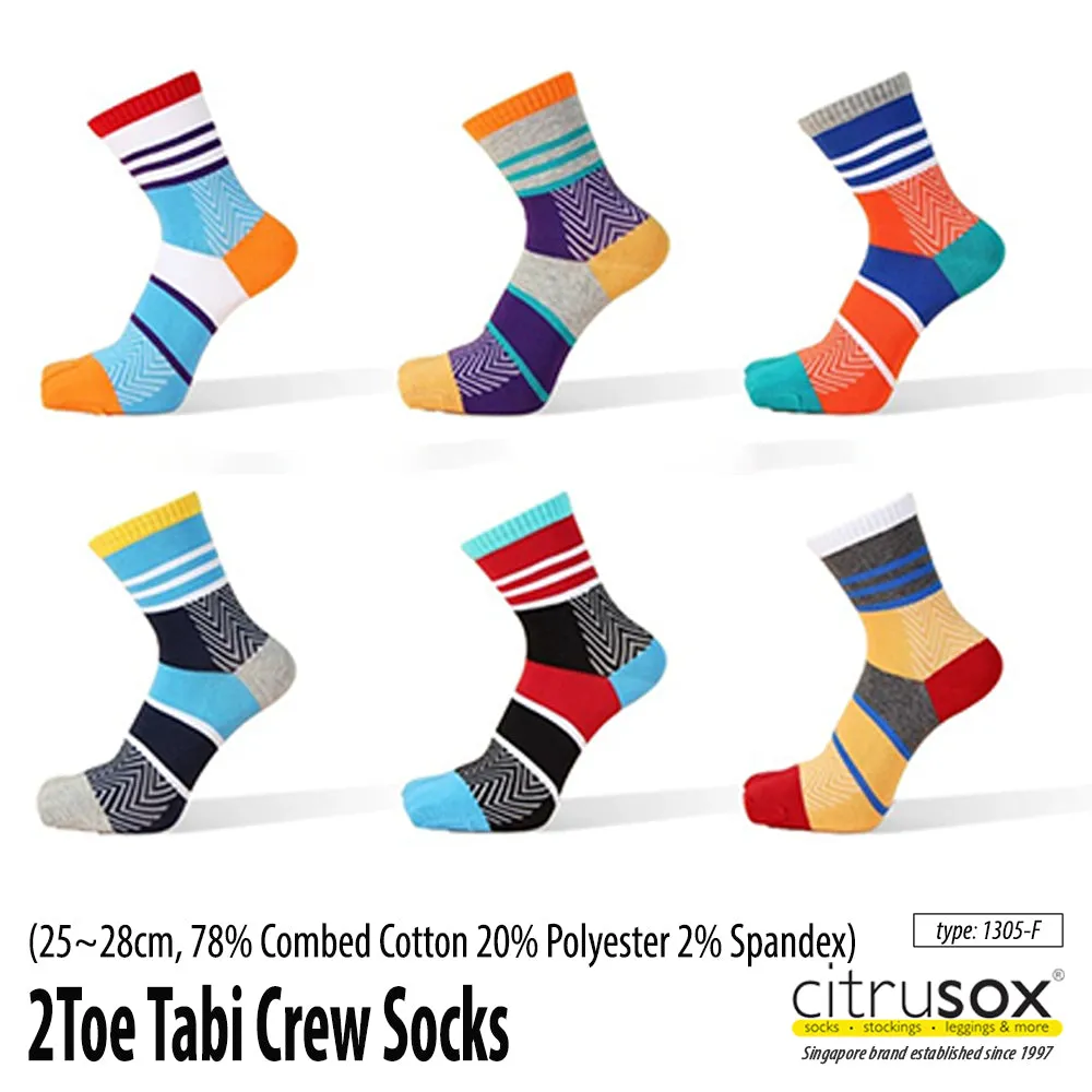 Stripes Tabi Ninja Crew Socks