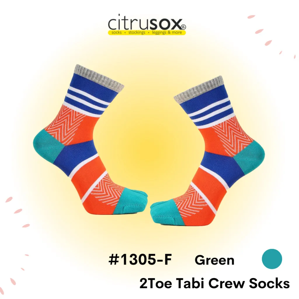Stripes Tabi Ninja Crew Socks