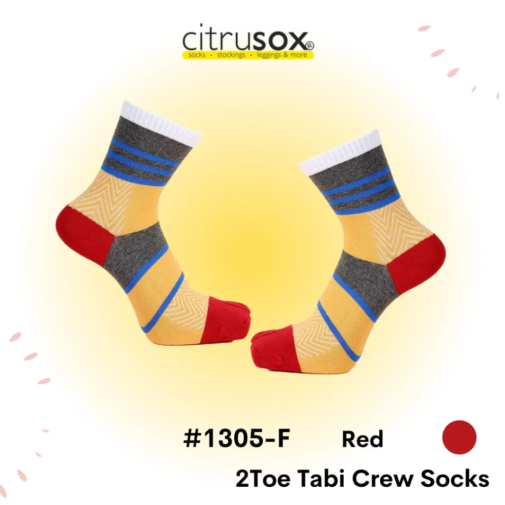 Stripes Tabi Ninja Crew Socks