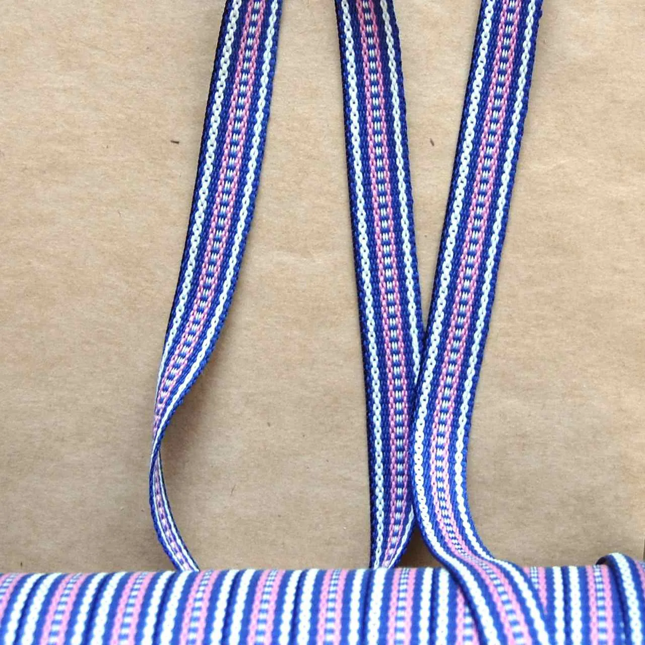 Swedish Cotton Trim, Railroad Stripe - Multiple Colorways